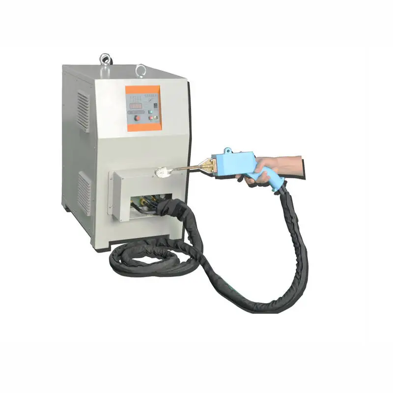 Mobile Induction Heater With Flexible Heating Coil Welding Machine For Tube Welding Brazing Of Transformer Copper Bar 20kw 20kw
