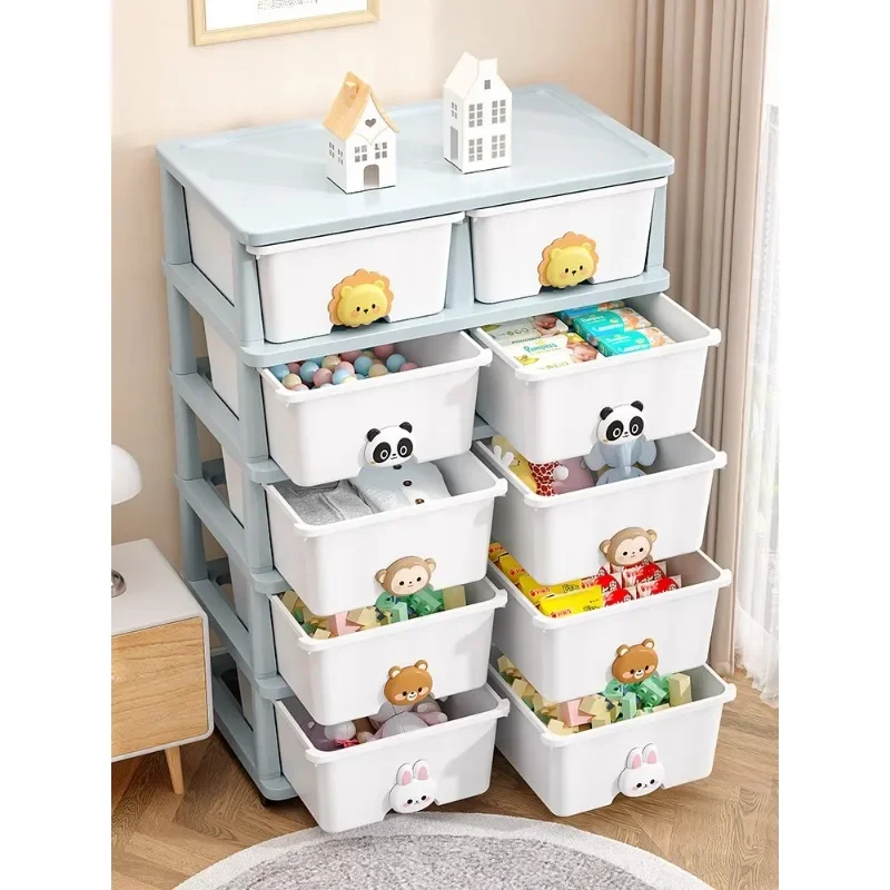 

Star You Toy Storage Cabinet Drawer Type Storage Box Household Snack Storage Cabinet Children's Clothing Sorting Box Bedside Tab