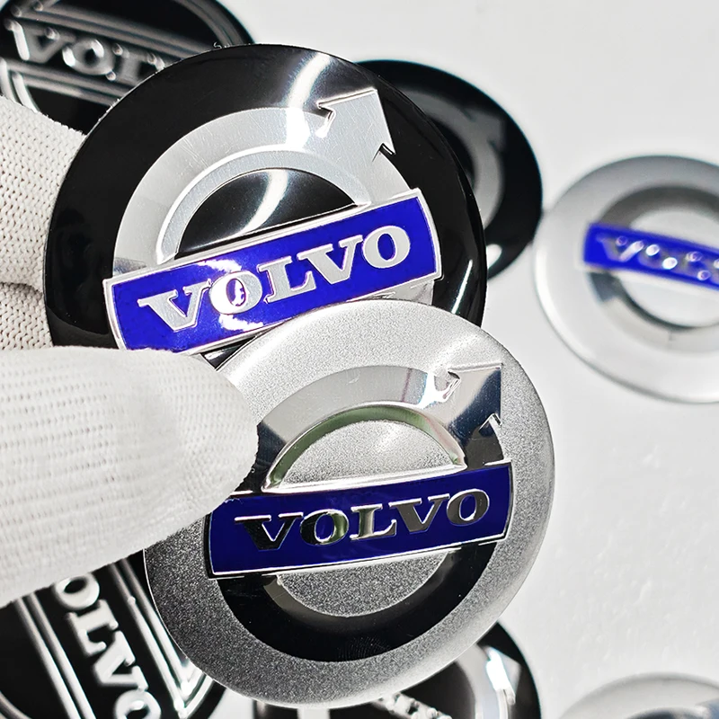 56mm 60mm 65mm Car Wheel Center Hub Cap Rim Cover Stickers For Volvo XC40 XC60 V60 V40 XC90 V50 S60 V70 S90 AWD Auto Accessories