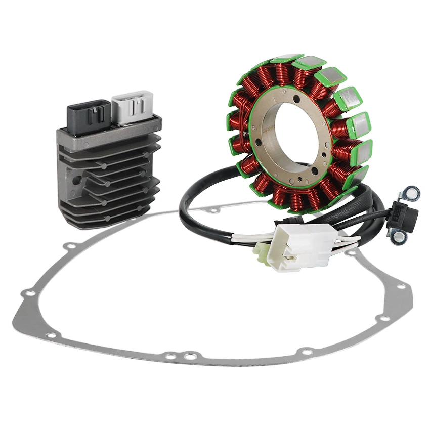 Passend für Yamaha XVS1300A XVS1300CT V-Star Classic Tourer Midnight Star Racer Bolt R-Spec Regulator Magneto Stator Coil Dichtungssatz – Detail 2