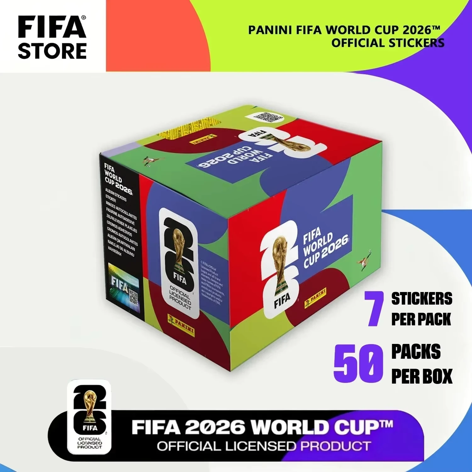2026 Panini FIFA World Cup Sticker Pack  Soccer Cards Collection Football Memorabilia 980 Stickers Album