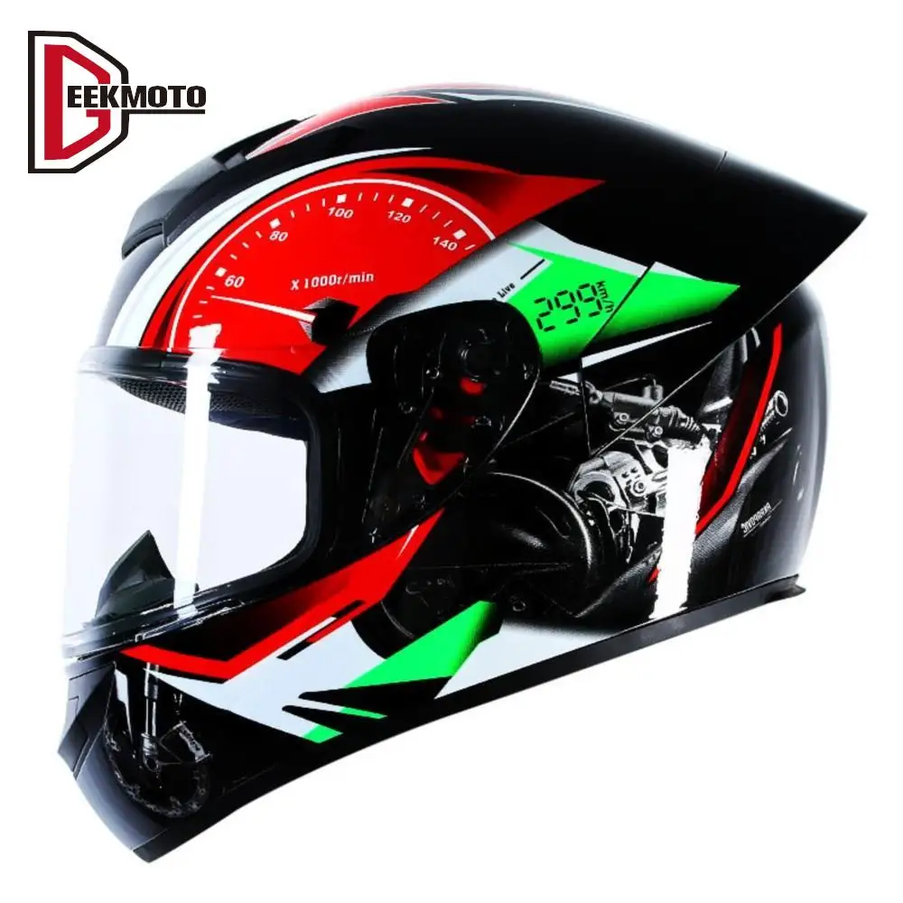 

Helmet Motorcycle Casco Moto Motorcyclist Helmet Full Face Motocross Helmet Street Capacete De Moto DOT Approved Four Seasons