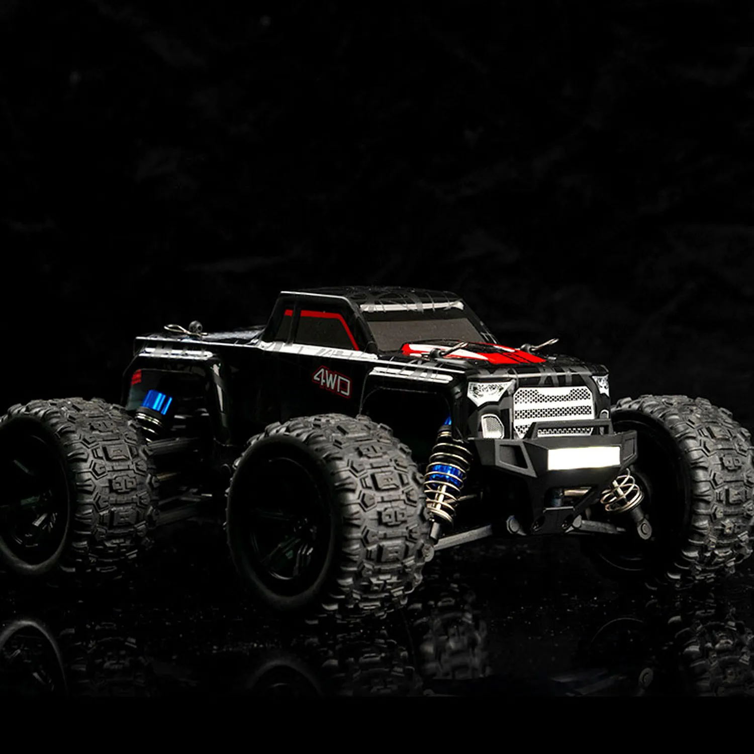 

1/20 Высокоскоростной внедорожник с дистанционным управлением 40 км/ч 2,4G RC 4WD Car C8811 Бесщеточный двигатель ESC Подъемное колесо Металлический вал RTR