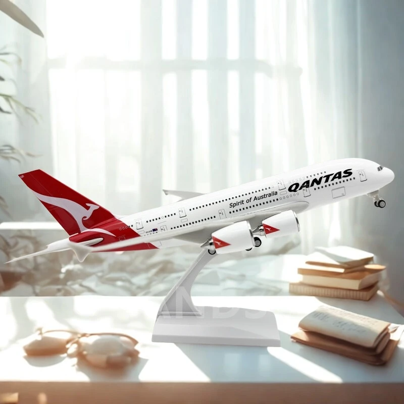 

Decoration Planes Resin 30cm Airbus 1/240 Scale A380 Australia Airways Airplane Model Collection Gift