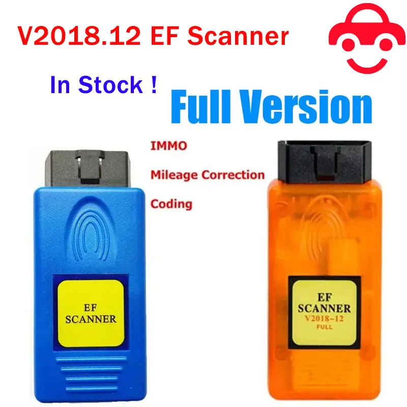 

Newest V2018.12 EF Scanner II Full Version for B M W Diagnosis IMMO K M Correction Coding E/F Scanner 2 Diagnostic Tool