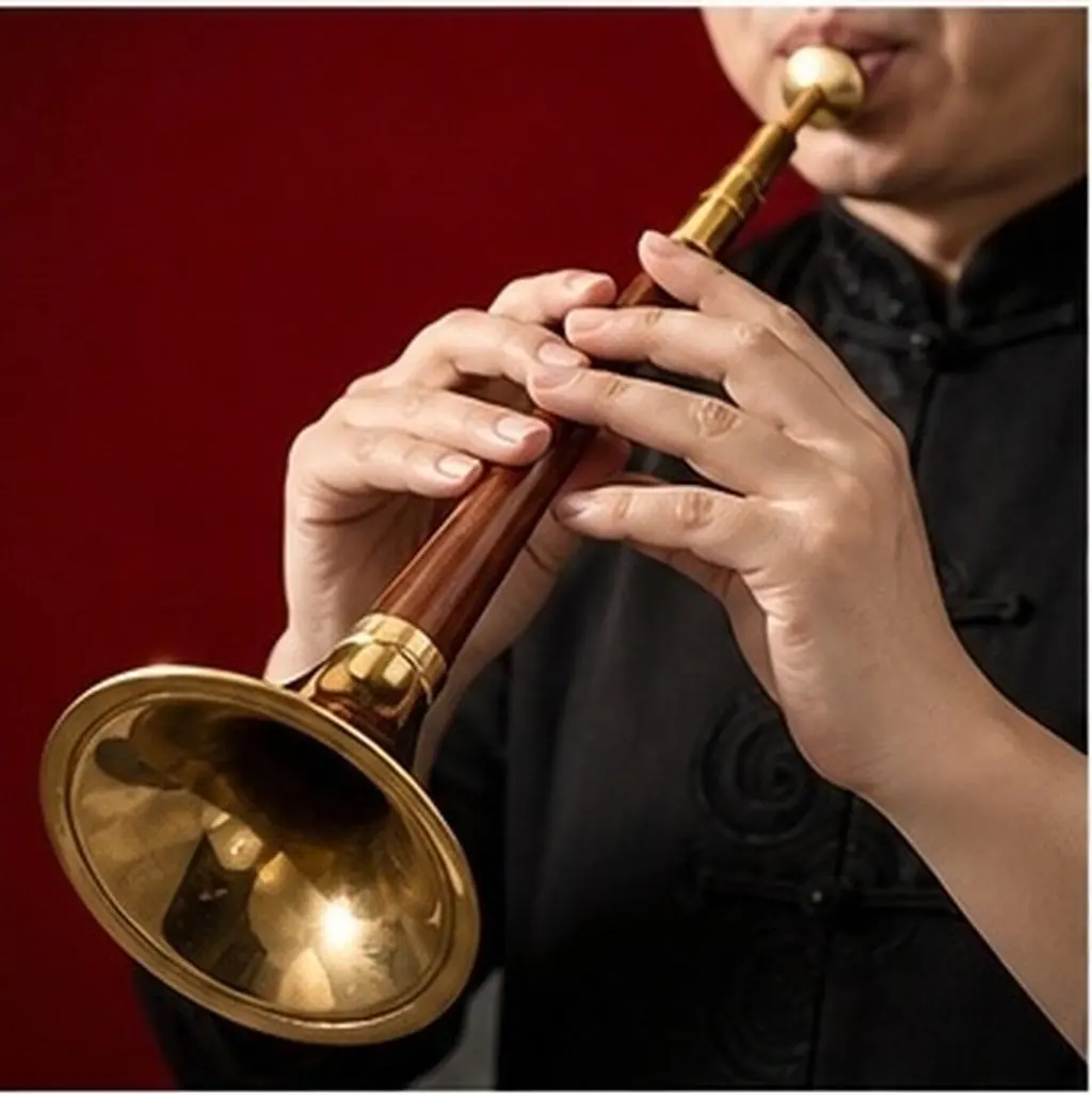 Suona Hoop Horn Connector Pan Flute Steel Golden Replacement Metal Part Accessory Enhanced Stability Suona Instrument Repair
