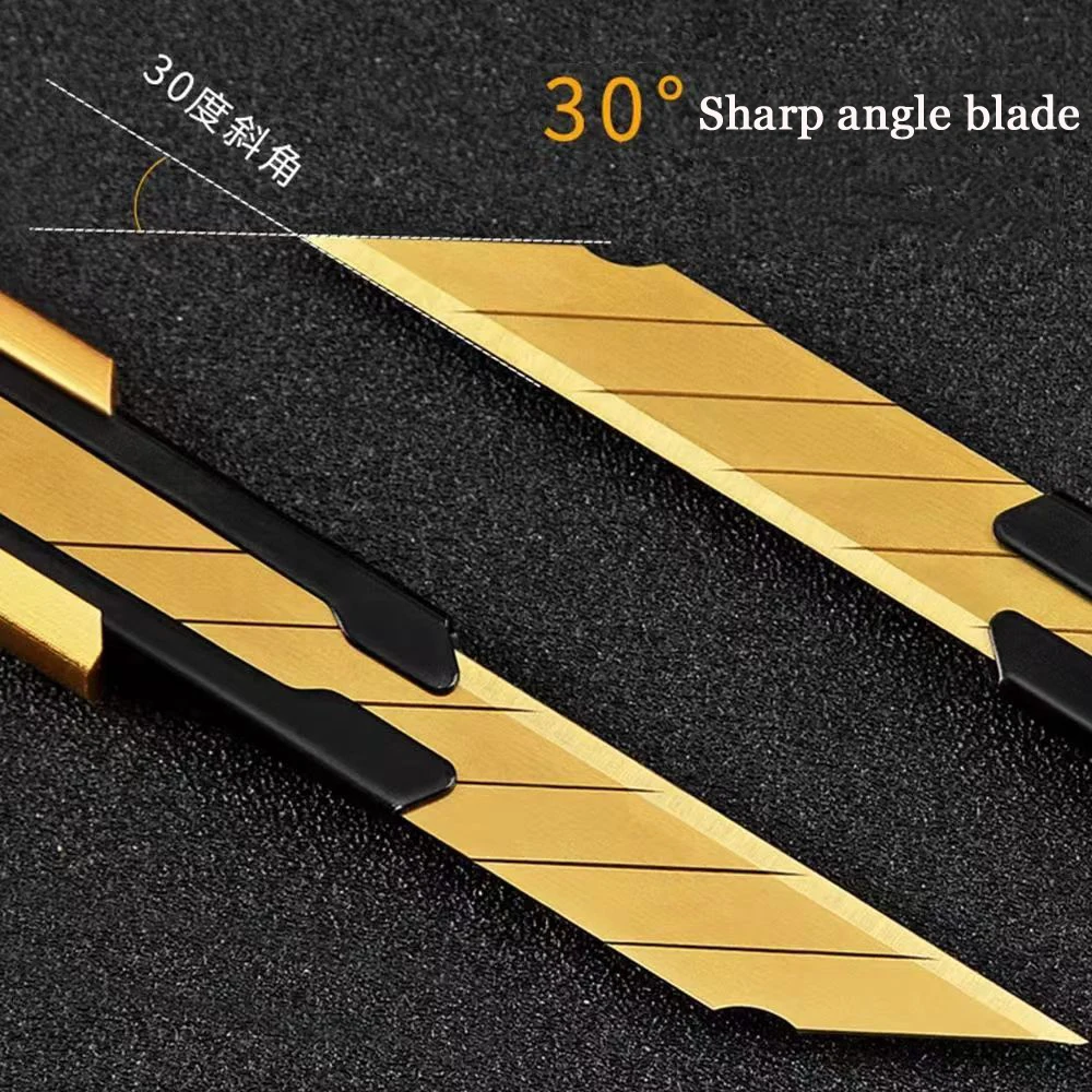 FIZZ utility knife High value unboxing safety knife Multi-function Dismantling express sharpener knife All-metal cutting knife