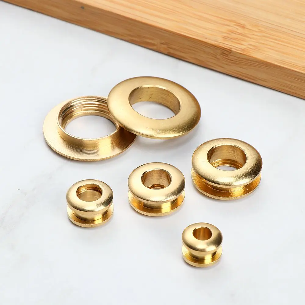 Solid Brass Screw Back Eyelets With Washer Grommets Leather Craft Accessory for Bag Garment Shoe Clothes Jeans DIY Decoration