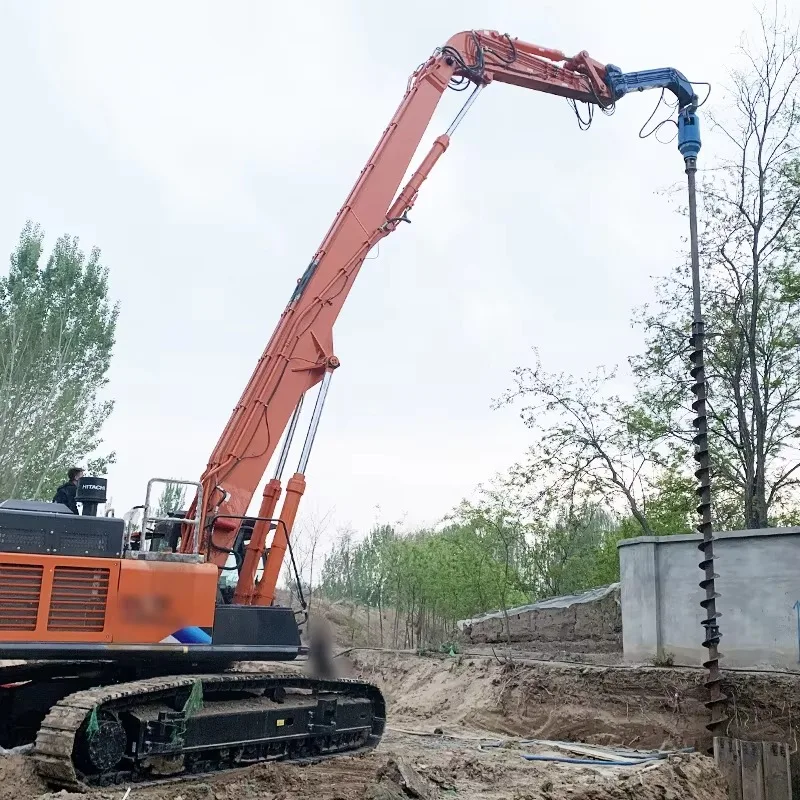 【Best-selling】1 To 45 Tons Excavator Auger Drill Various Sizes Hydraulic Auger Drill For Landscape Construction