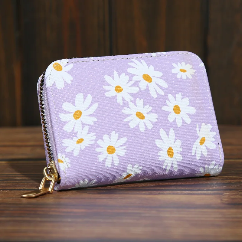 1pcs new women's card bag anti-degaussing card card holder multi-card large capacity small fresh fashion change card bag