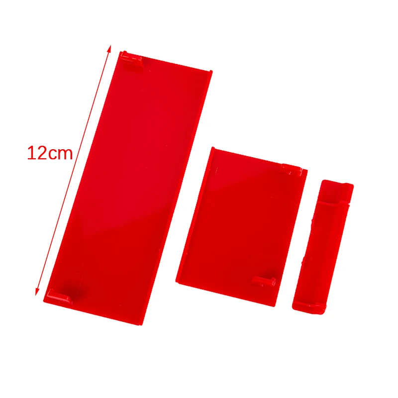 3 In 1 Red Memeory Card Door Slot Cover Lids Covers For Nintend Wii Console Replacement
