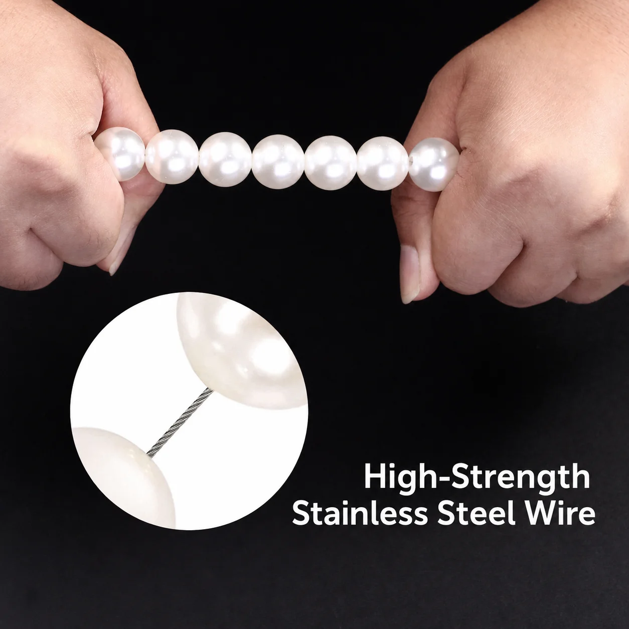Rhinestone Spacer Beads Hand Crafted Phone Decoration Chain Crossbody Bag Strap Fine Workmanship Alloy Clasp Replacement Strap