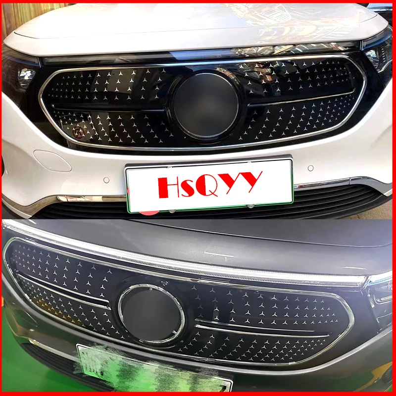 

For Mercedes Benz EQA EQB EQE Class Car Air Intake Grille Decoration Sequin Starry Sky Net Trim Sequins