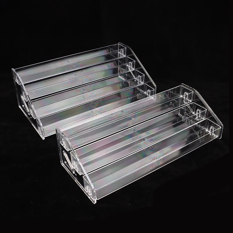 1Pc 3/4/5/6/7 層マニキュアディスプレイスタンドクリア化粧品ディスプレイラックホルダーエッセンシャルオイルボトルオーガナイザー収納