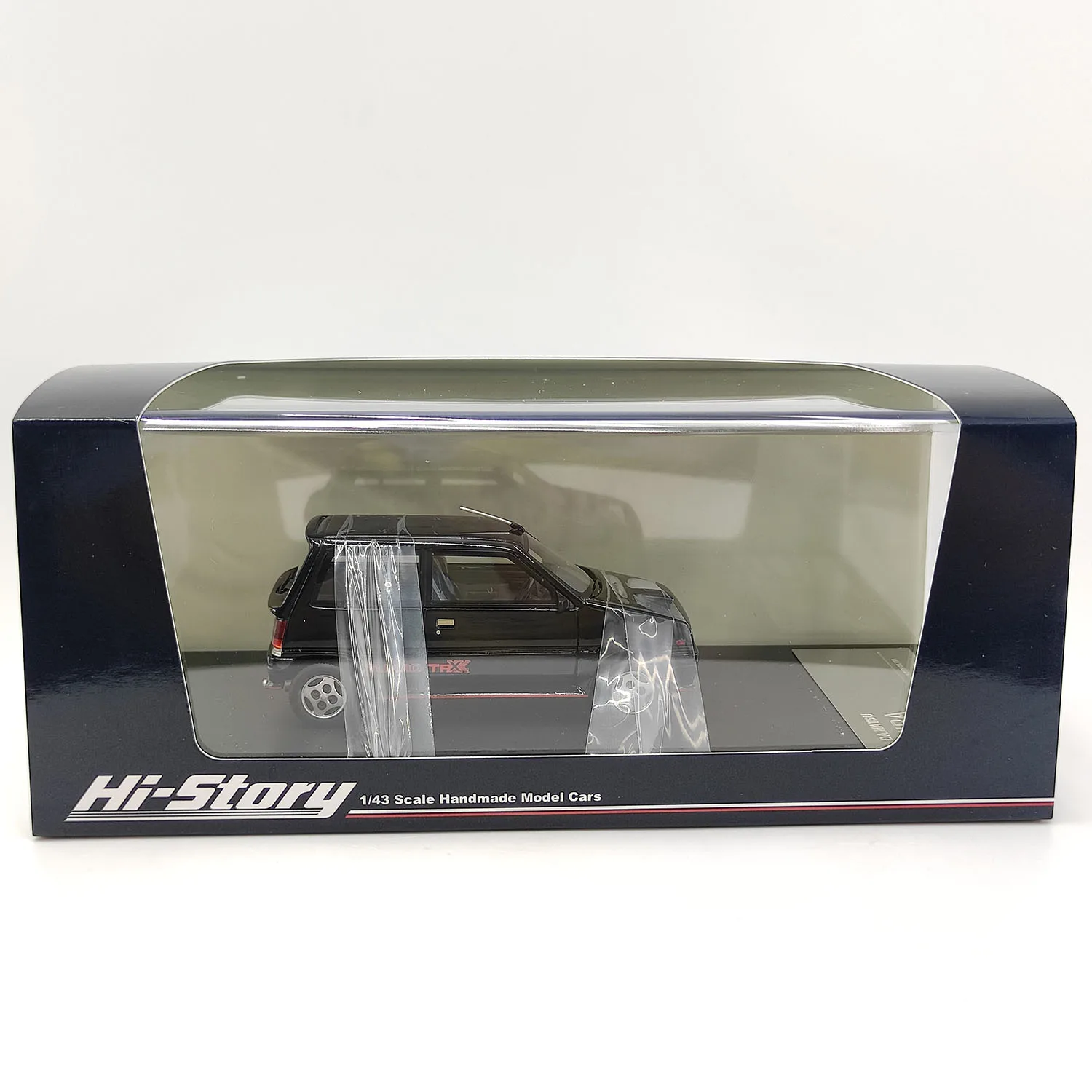 

Высокопроизводительная модель автомобиля из смолы Daihatu MIRA Turbo TR-XX 1985, масштаб 1:43