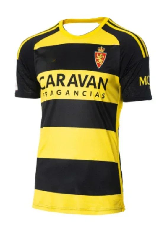 

Pajamas Spanish Royal Zaragoza Retro Football Shirt Short-sleeved Jersey Home Jersey Men's and Women's Same Men's T-shirt Jersey