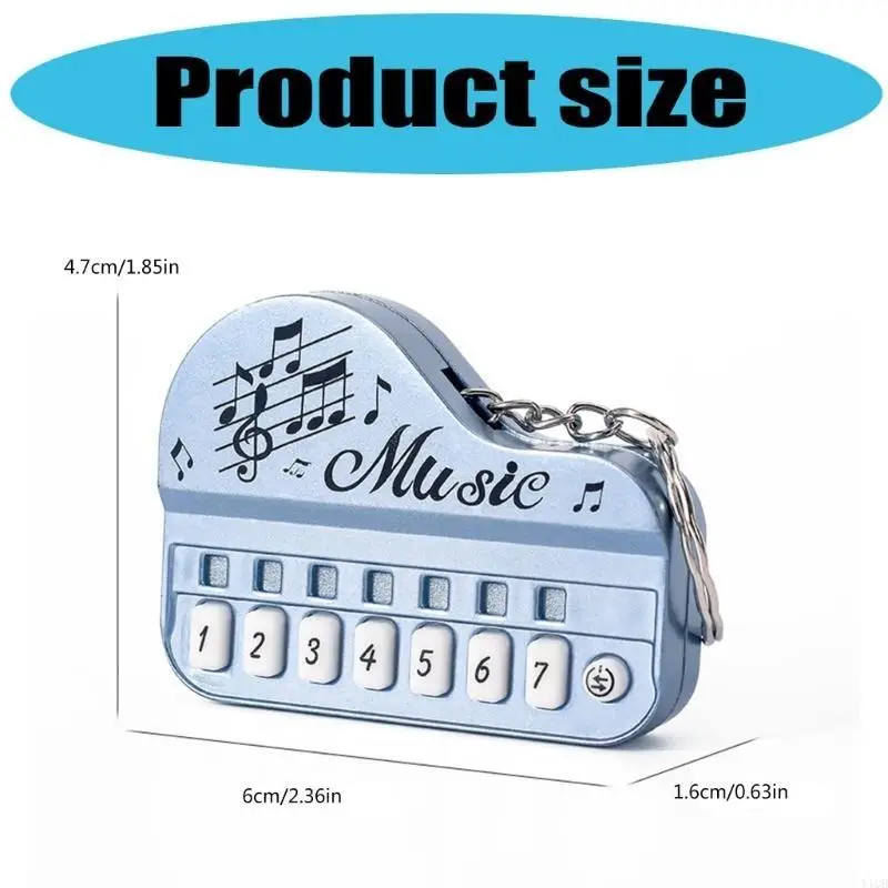 جمهور مفتاح البيانو العصري ديكورات السيارة ديكورات مثالية لإضافة لون شعبي للمفاتيح وحقائب اليدين شنقا سحر #6