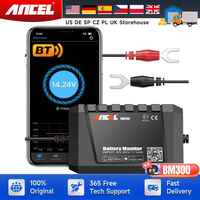 ANCEL BM300 12V Automotive Battery Test Bluetooth Car Electric Circuit Cranking Test Android ISO Diagnostic Tool Voltage Test