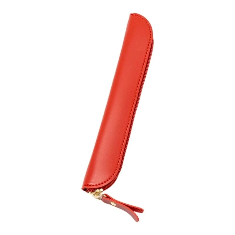 Ballpoint Pen Packaging Storage Bag PU Leather Pen Case Holder Sleeve Pen