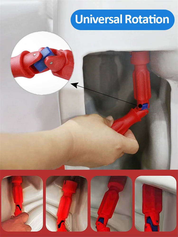 Chave de reparo de assento de vaso sanitário, 10 13 17mm, chave de instalação profissional, fácil afrouxamento, ferramenta de montagem antiderrapante, casa, banheiro