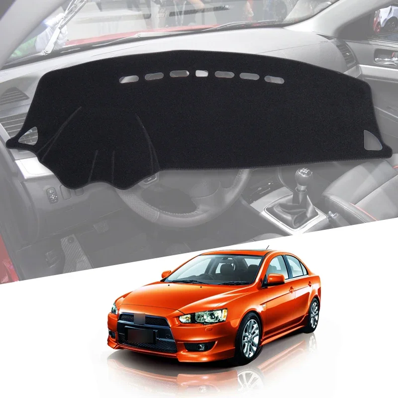 Dashboard Pad Cover for Mitsubishi Lancer 2008~2016 Ralliart EVO X Galant Fortis EX Sunshade Dash Mat Dashmat Accessories