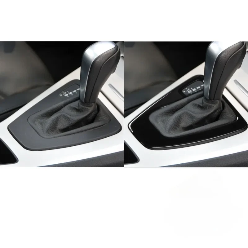 Autocollant de panneau de changement de vitesse intérieur de voiture, couvercle décoratif, garniture pour BMW Série 3, E90, E92, 2005-2008, 2010,