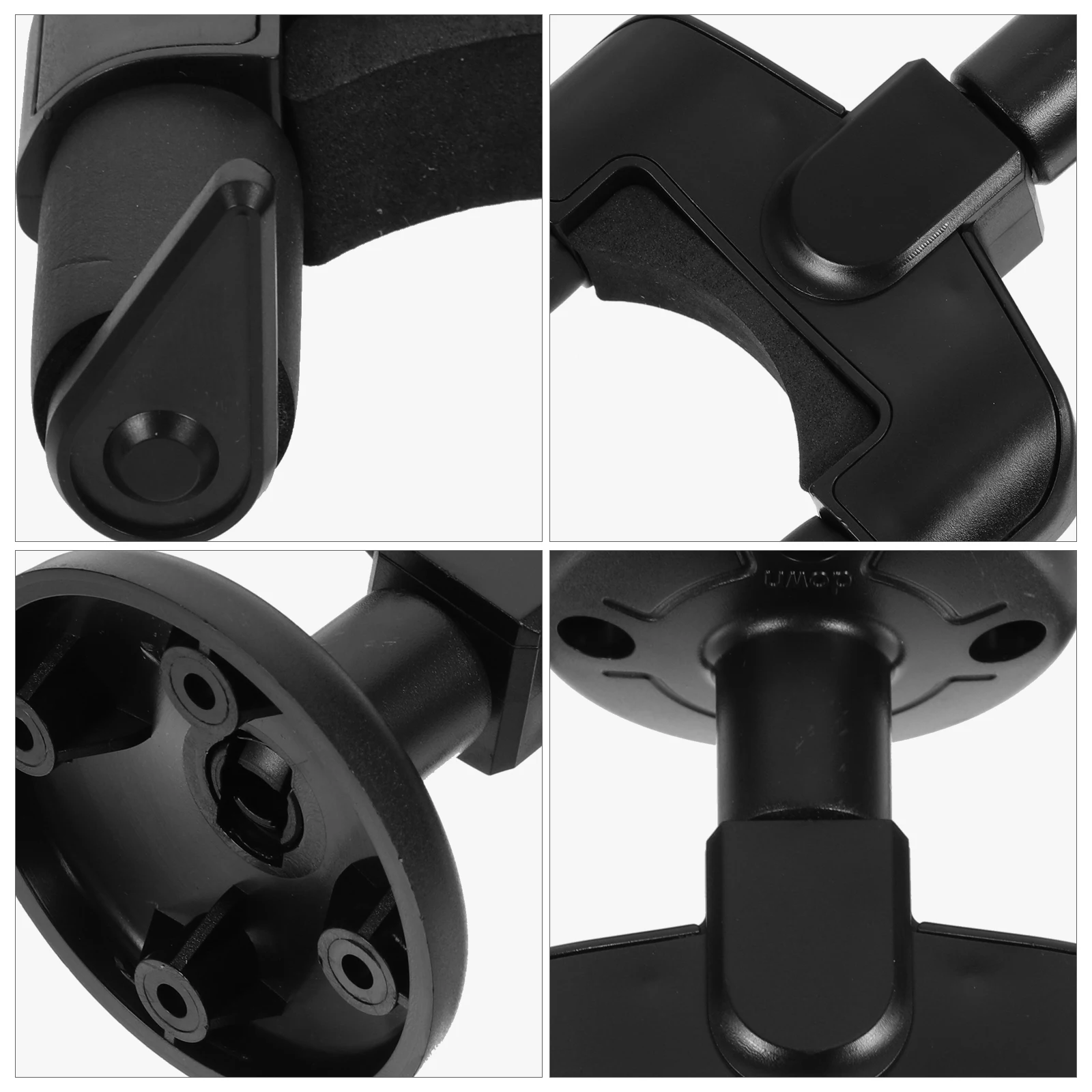 

2 Sets Musical Instrument Hanger Violin Stand Holder Support Rack Brackets Wall Hook Horizontal Mount