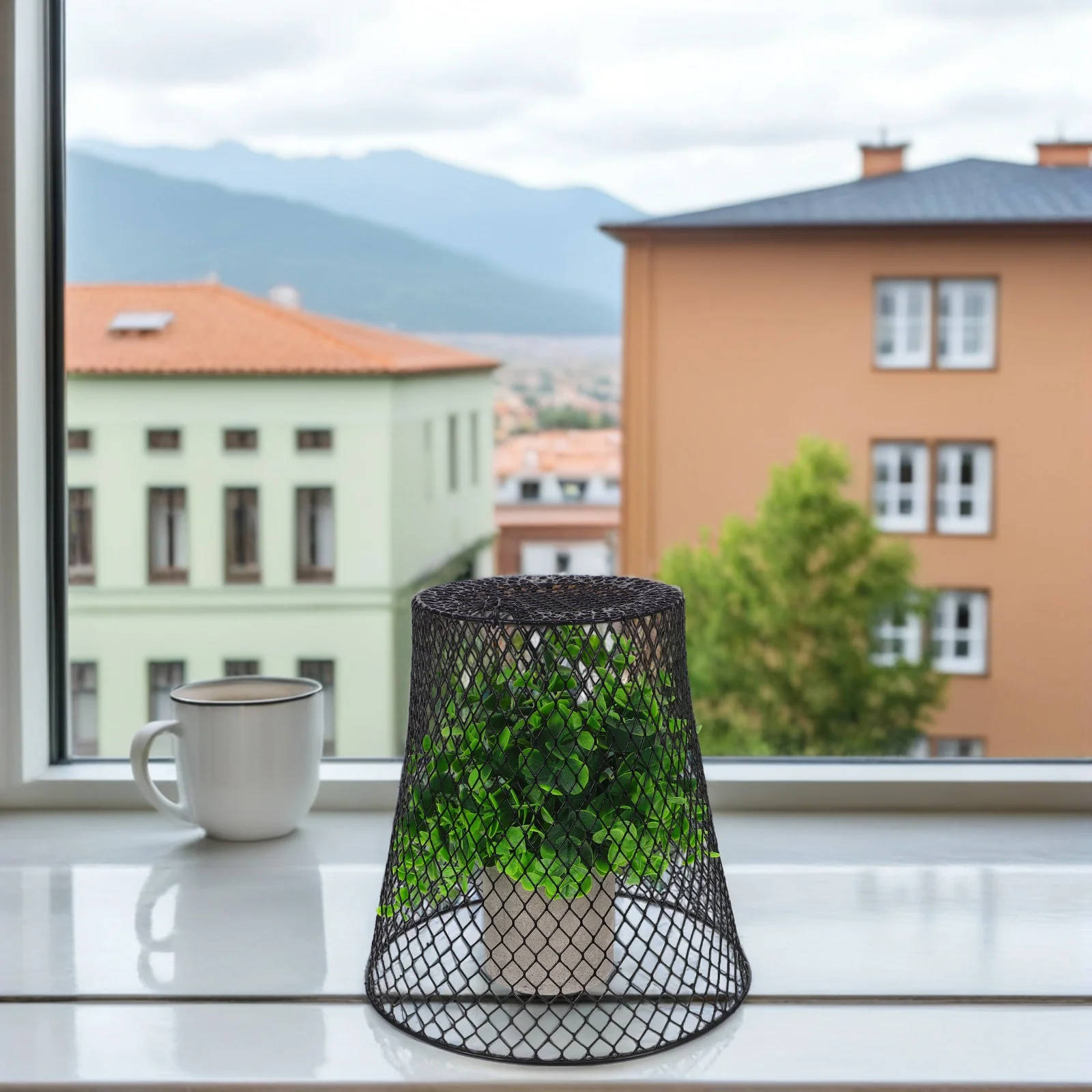 

1 set 1 Set Plant Protector Cage Chicken Wire Cloche Heavy Duty Metal Mesh Guard For Seedlings Fruits Vegetables Outdoor Garden