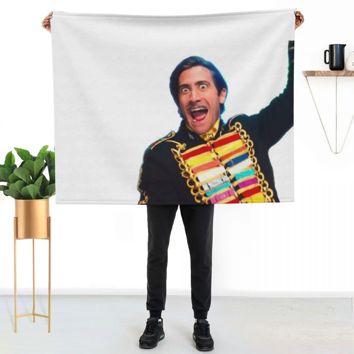 Jake Gyllenhaal Mr. Music Sack Lunch Bunch Throw Blanket Softest Plush heavy to sleep halloween sofa bed Blankets