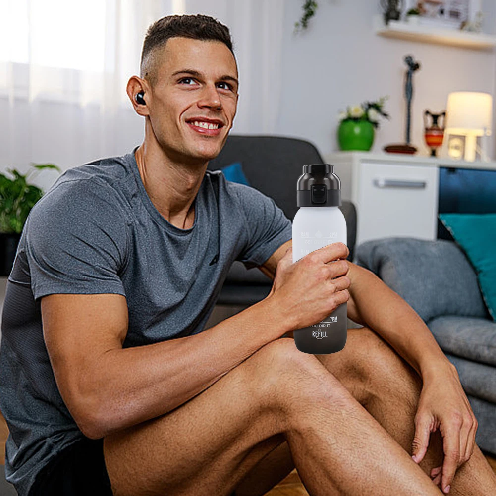 1000 مللي زجاجة ماء رائحة العطر المحمولة الهواء WaterUp زجاجة رائحة القش كوب ماء مع 1/7 نكهة جراب للرياضة في الهواء الطلق