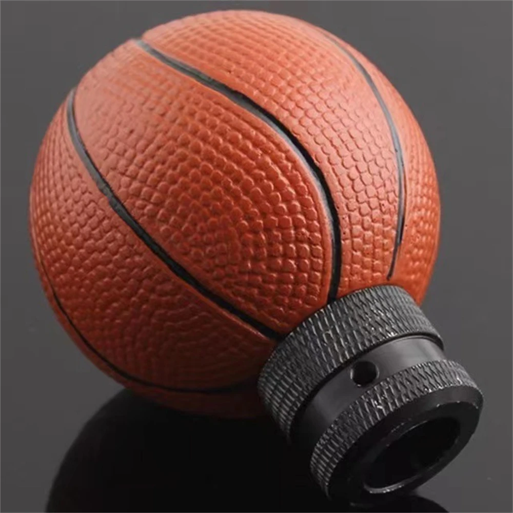 Universal Basketball Style Car MT AT Resin Manual Gear Shift Knob Gearshift Shifter Stick Lever Headball Pen ARM