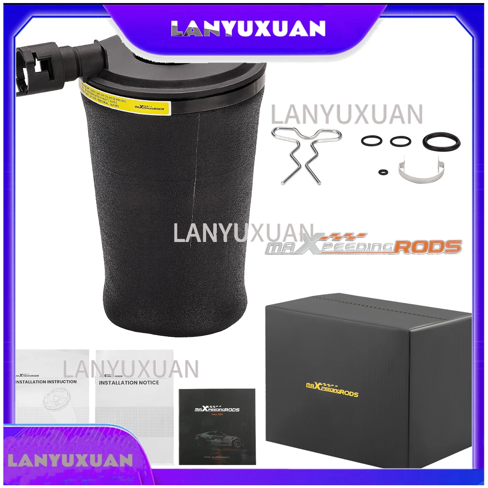 

2026 Rear Air Spring Bellows Bag for Lincoln Town Car for Ford for Mercury Marquis Air Strut Bag Left/ Right 3U2Z5580AA