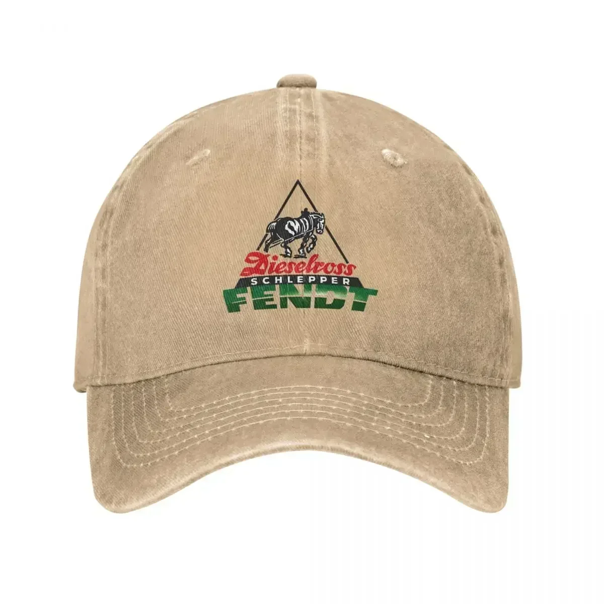 Washed Men's Baseball Cap German Tractors Trucker Snapback Caps Dad Hat Fendt Golf Hats
