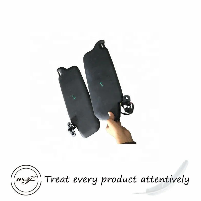 Pare-soleil en cuir noir pour toit ouvrant de voiture, miroir de vanité intérieur pour Ferrari 599GTB 599GTB