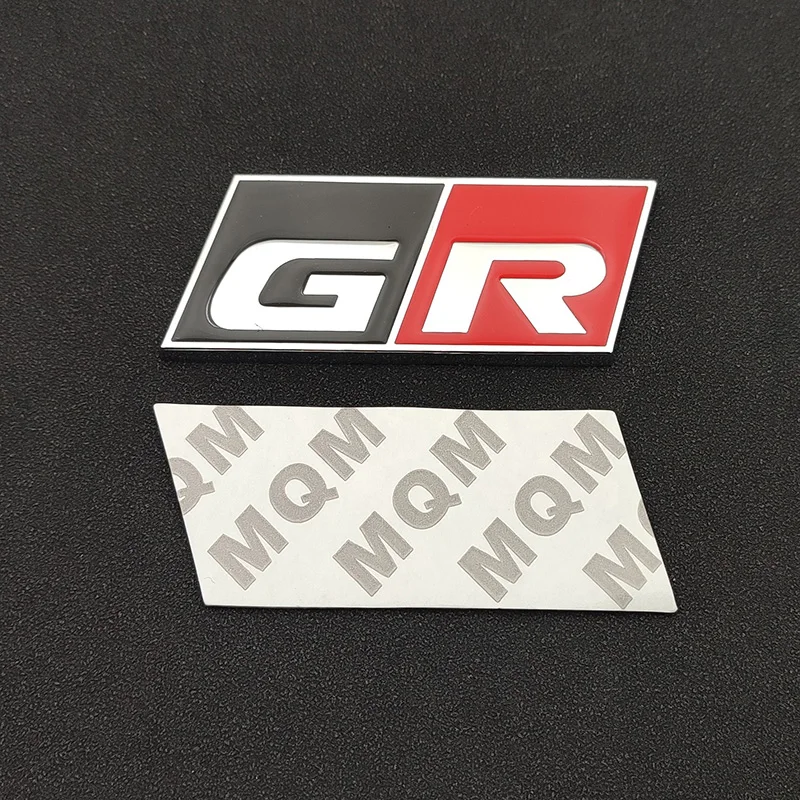 3d Metal Logo GR Sport Emblem Car Trunk Decal Front Grill Badge GR Sport Sticker Accessories