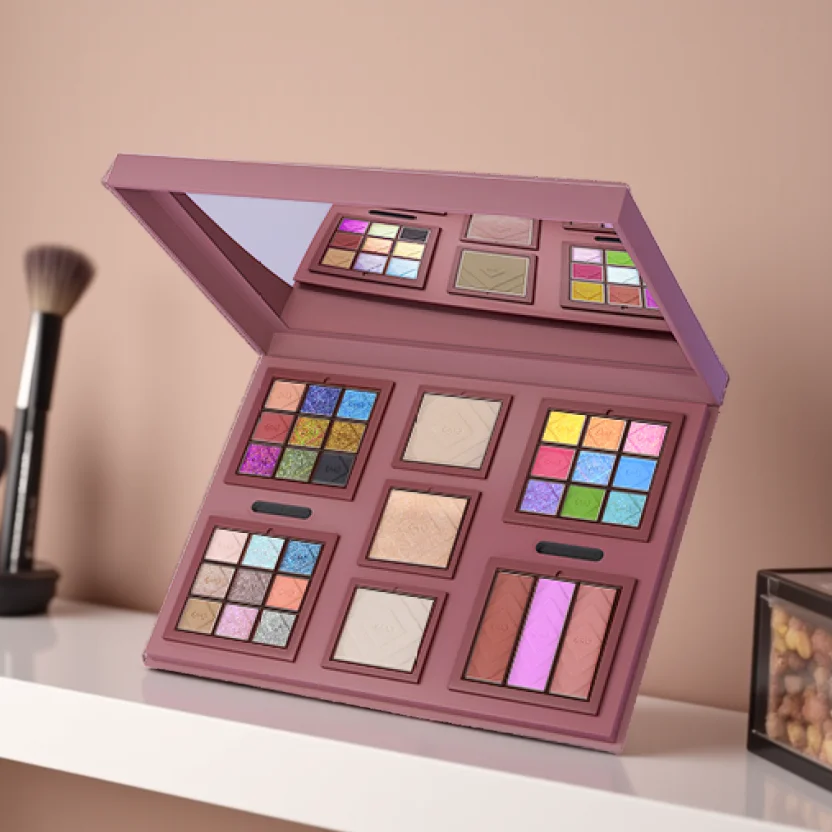 CHARMACY 33 色カメレオンアイシャドウパレット高色素防水マルチクロームシマーマット輪郭プロフェッショナルアイメイク