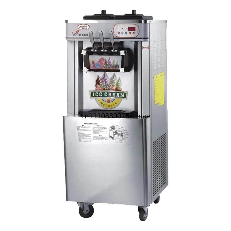 Commercial High Quality Soft Ice Cream Maker Frozen Yogurt Machine For Cafe Bar Dessert Store