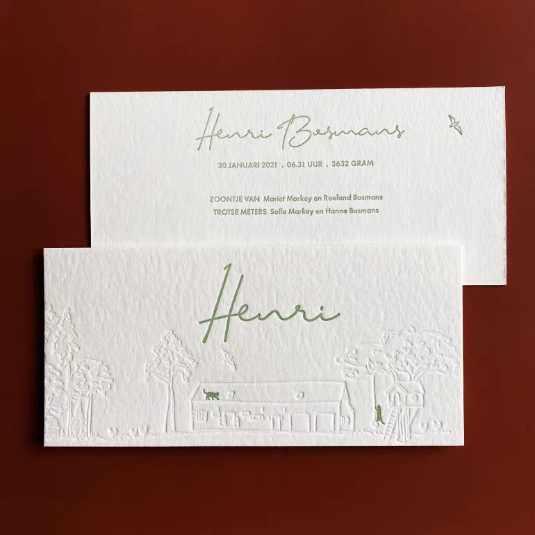 

Custom Business Cards Thick Paper Letterpress embossed LOGO Name Cards Printing