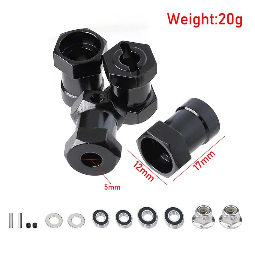 金属 12 ミリメートルホイール六角ハブアダプタータミヤ CW-01 CW01 ランチボックスミッドナイトパンプキンモンスタービートル WR02 アップグレードパーツアクセサリー