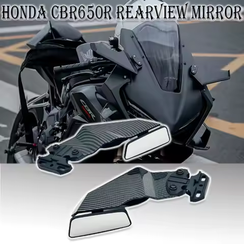 New cbr650r Rearview Mirror motorcycle For Honda CBR 650R CBR250R CBR600R CBR1000R Modified Wind Wing Adjustable Rearview Mirror