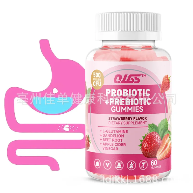 

1 bottle of probiotic gummy candy for women to supplement vitamins slim and beautiful nourish the skin