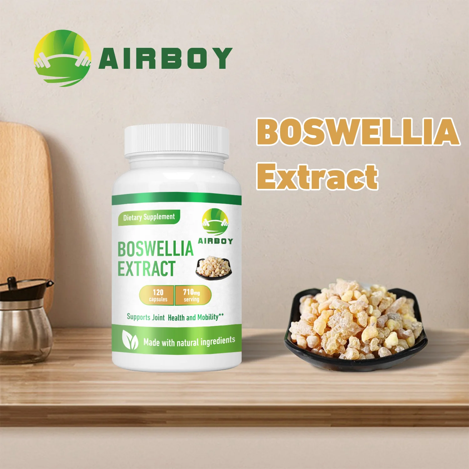 Boswellia Extract - Supports Joint Mobility and Maintains Normal Blood Circulation