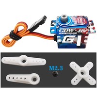 GDW DS296X DS298MG 10KG Steel Gear 20g Micro Metal Digital Coreless Servo For Aircraft Fixed Wing Turbojet Glider Drone Model