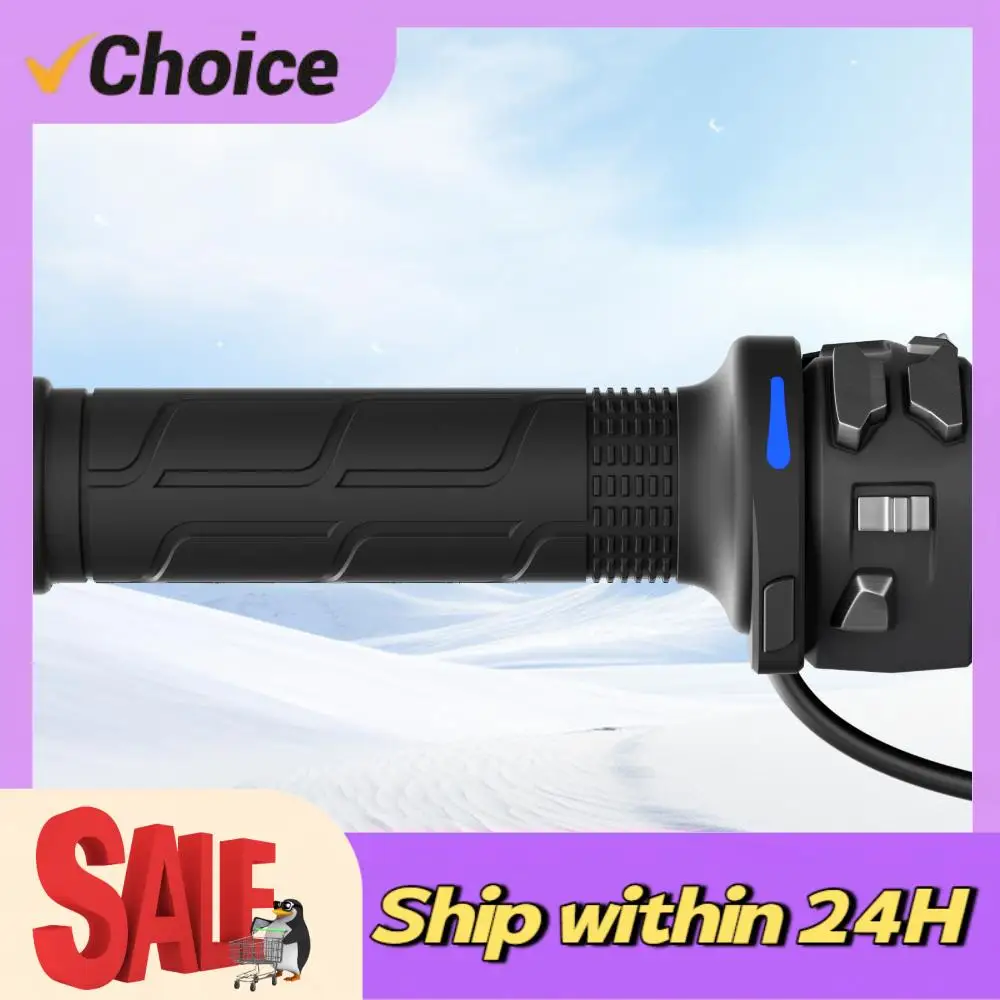 

12V 22mm Electric Heating Handle Universal Motorcycle Hot Grips Temperature Adjustable Motorcycle Heated Hand Grips