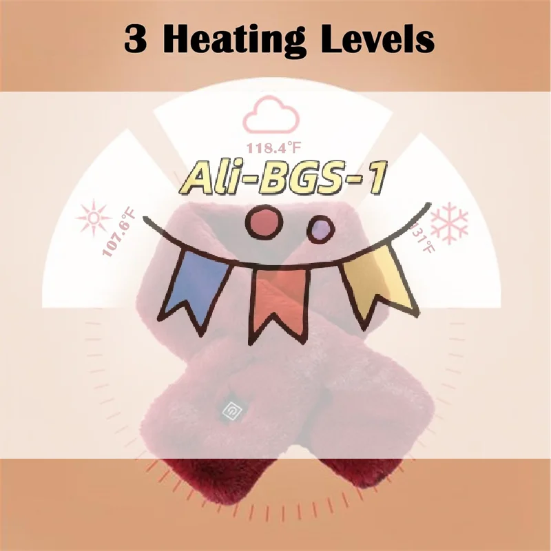 

Instant Warmth Anywhere with USB Heated Scarf, Portable Power Bank, 3 Adjustable Heat, Perfect for Commuting & Outdoor