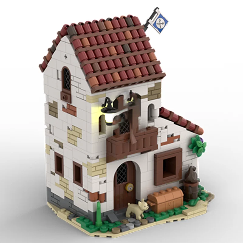 921 ชิ้น MOC อิมพีเรียลโซลเดอร์เฮ้าส์ DIY หอคอยสังเกตการณ์ของทหารการศึกษาสร้างสรรค์ชุดบล็อกตัวต่อของขวัญวันเกิดของเล่น