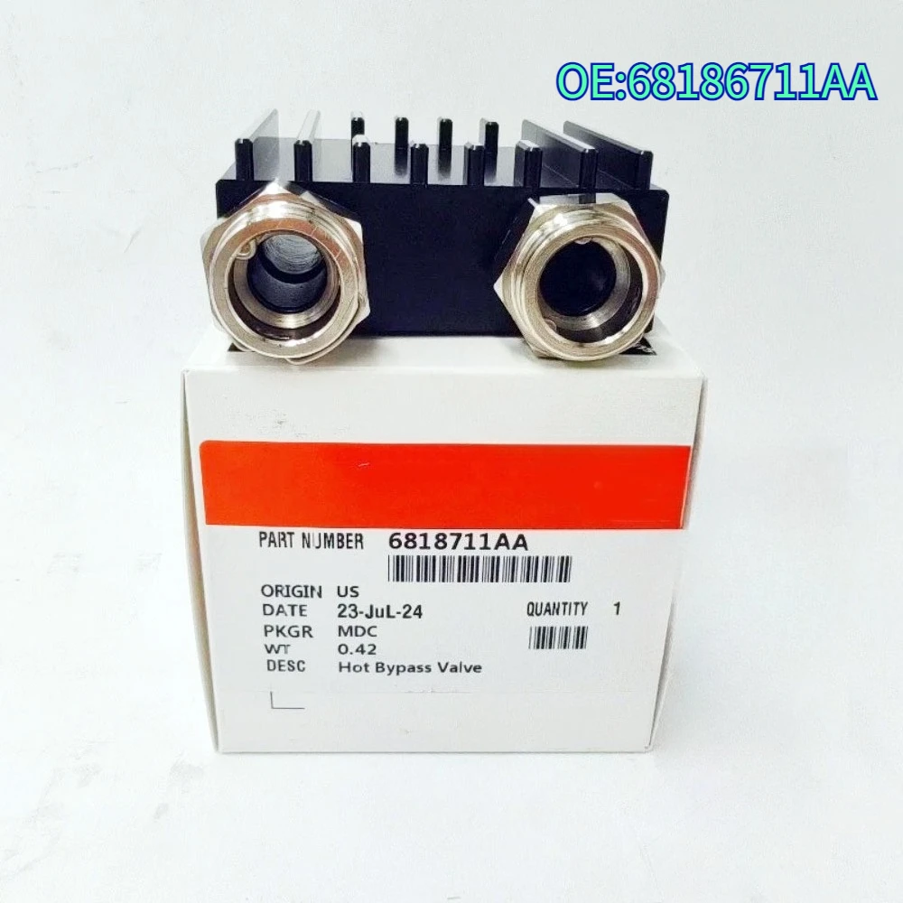 High quality New For 68186711AA Transmission Cooler Thermostatic Bypass Assembly 68rfe Transmission