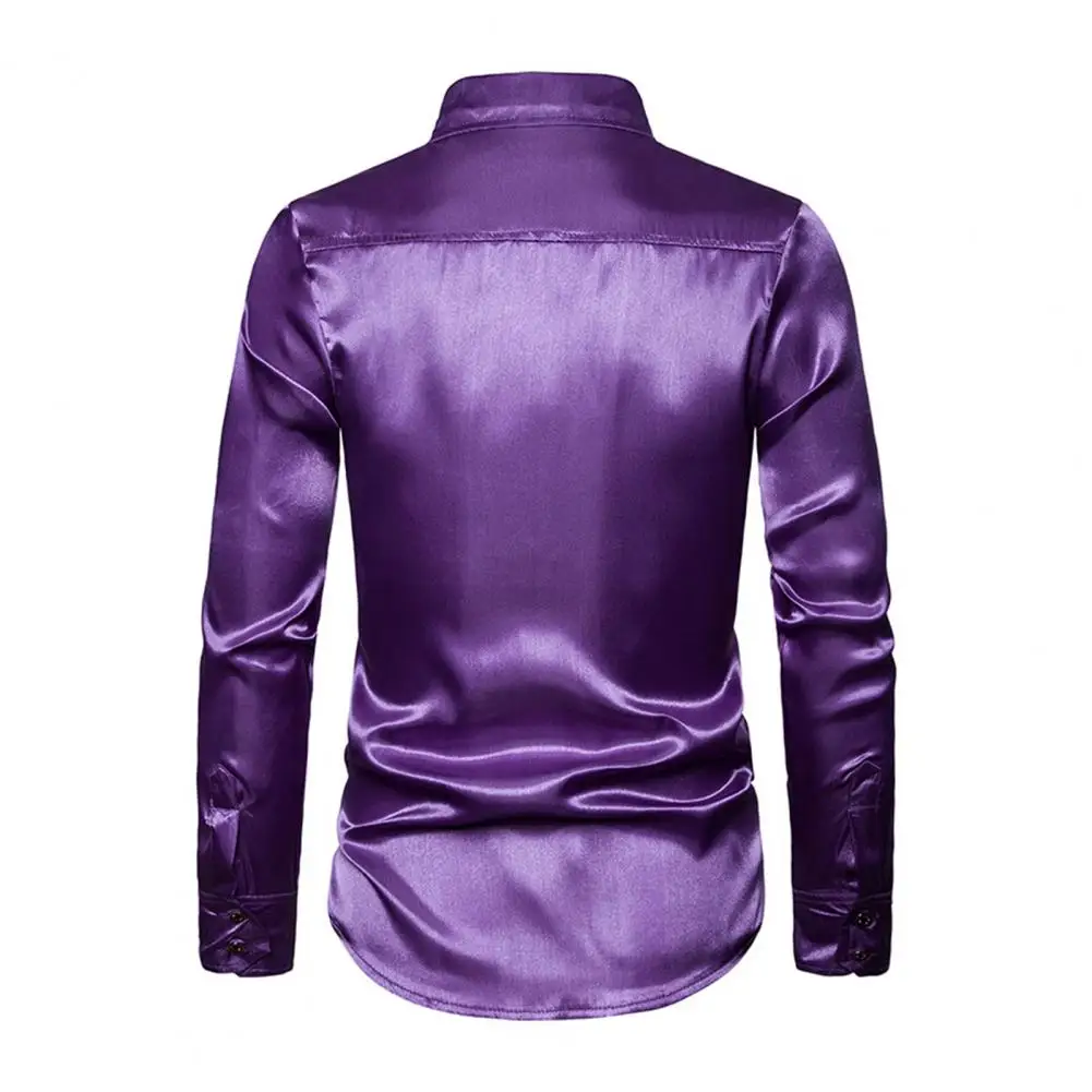 

Рубашка с длинным рукавом на пуговицах, Рождество, Хэллоуин, день рождения, сценический костюм, мужской дискотека, блестящие золотые блестки, металлический дизайн