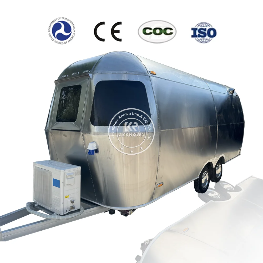 Trailer móvel do alimento rápido do restaurante do caminhão do alimento totalmente equipado quiosque da pizza do café