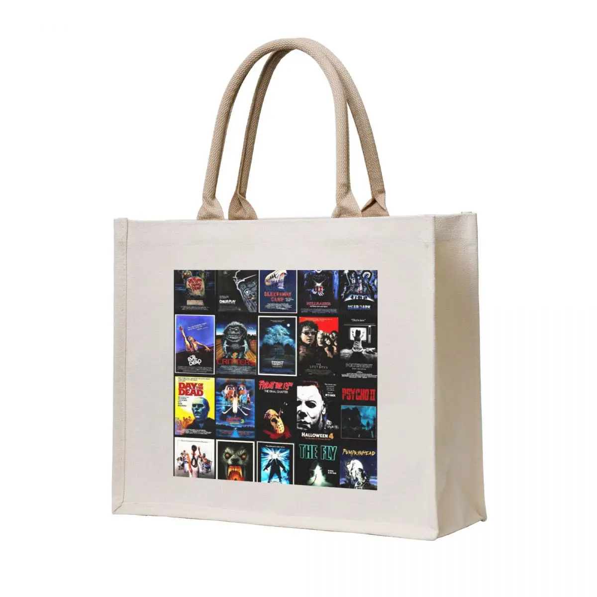 

1980s Horror Classics Tote Bag free delivery bags hand bag ladies sac pour femme Custom bag